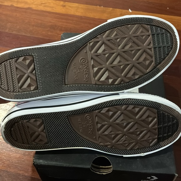 Converse Pink High-Tops with Rainbow Design - Picture 3 of 4